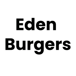 Eden Burgers logo.